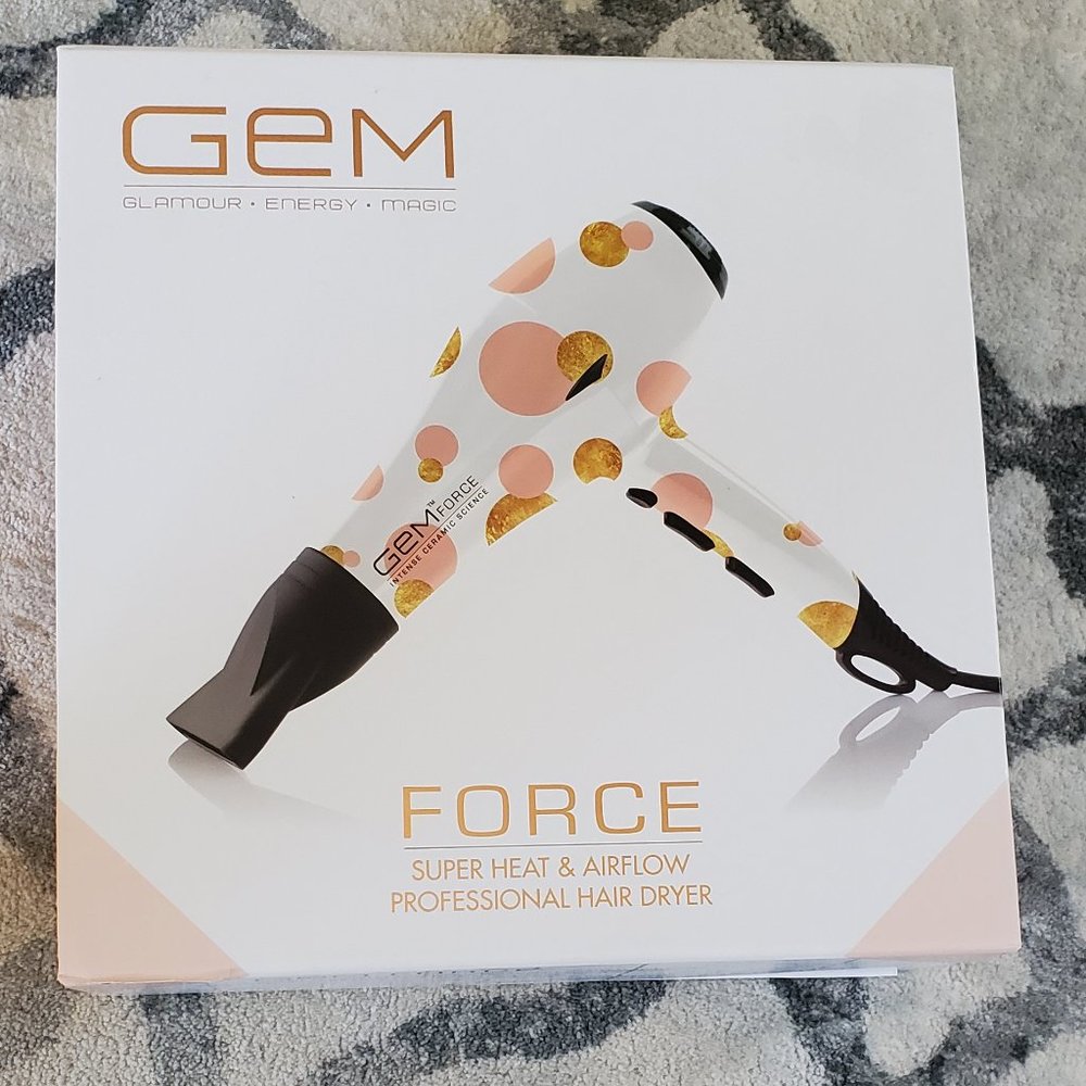 Professional GEM Force Ionic Ceramic Blow Dryer